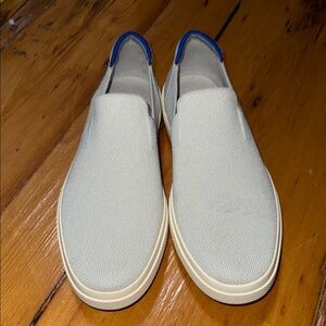 Rothy's Women's Slip-On Loafers in Gray and Blue